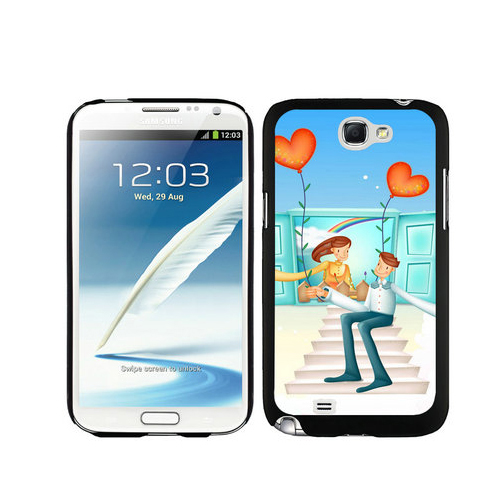 Valentine Lovers Samsung Galaxy Note 2 Cases DLV - Click Image to Close